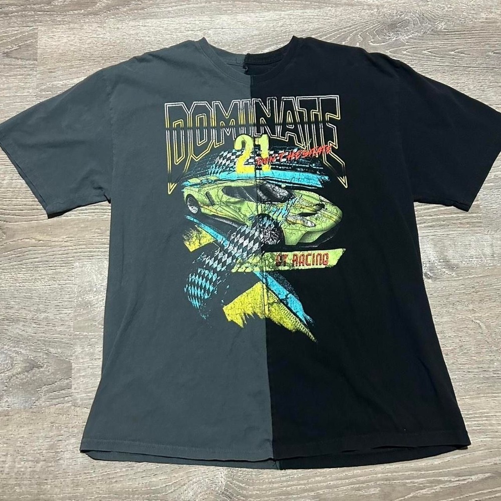 Dominate GT Racing Men's Large Graphic T Shirt
